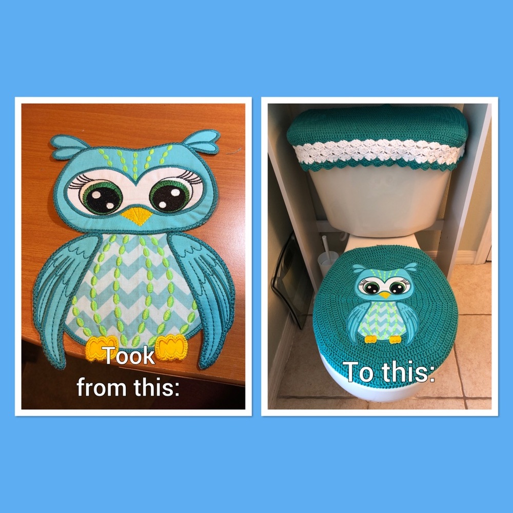 CROCHET BATHROOM SET